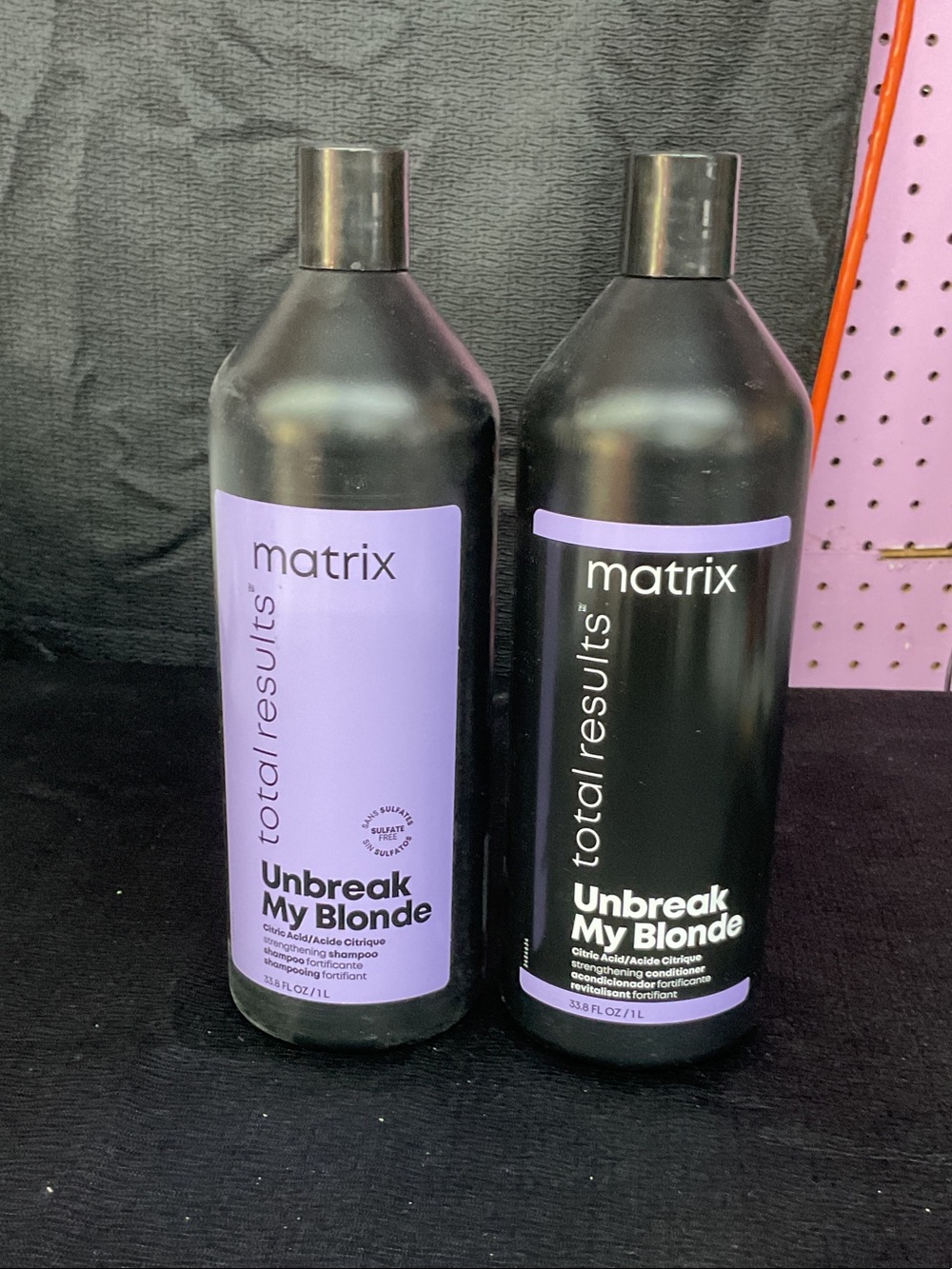Matix Unbreak My Blonde Shampoo & Conditioner Duo - Black & Purple
